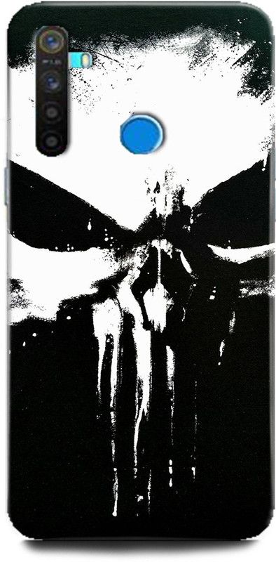 Afterglow Back Cover for Realme 5s PUNISHER, PUNISHER LOGO, SKULL, GHOST  (Multicolor, Shock Proof, Pack of: 1)