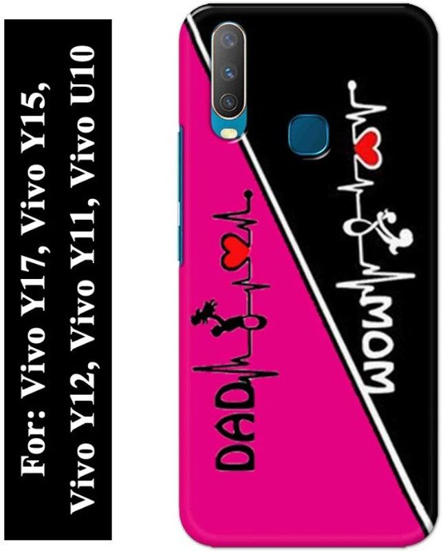 Majestic Back Cover for Vivo Y17, Vivo Y15, Vivo Y12, Vivo Y11, Vivo U10  (Black, Pink, Hard Case)