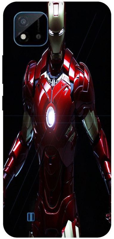 Bluvver Back Cover for Realme C20,RMX3061, Printed IronMan Mobile Back Cover  (Multicolor, Hard Case, Pack of: 1)