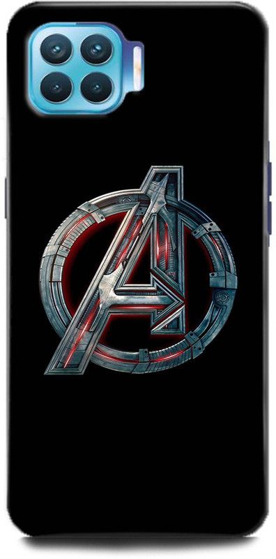Afterglow Back Cover for Oppo F17 Pro AVENGERS LOGO, AVENGERS, SIGN, MARVEL, AVENGER, COMIC  (Multicolor, Shock Proof, Pack of: 1)