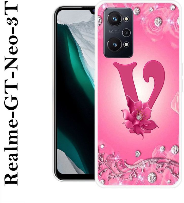 KLC Back Cover for Realme GT Neo 3T  (Pink, Silicon)