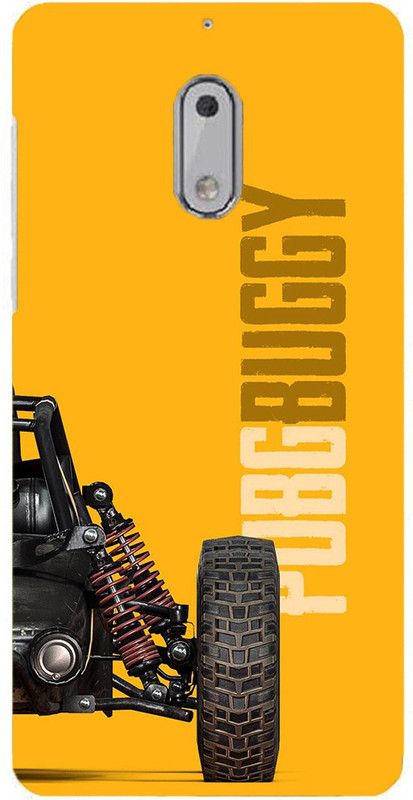 NDCOM Back Cover for Nokia 6 PUBG BUGGY Printed  (Multicolor, Hard Case, Pack of: 1)