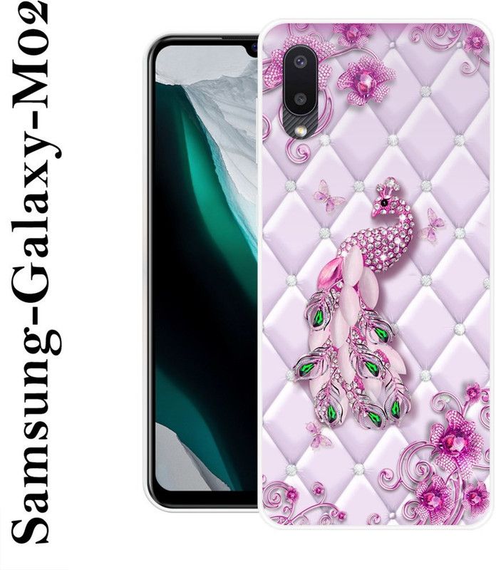 BAGRA Back Cover for Samsung Galaxy M02  (Multicolor, Grip Case, Silicon)