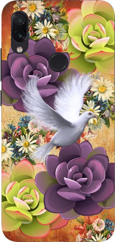 LIKELOOK Back Cover for Mi Redmi Note 7, Note 7s ( Flower, Nature )  (Multicolor, Shock Proof, Pack of: 1)