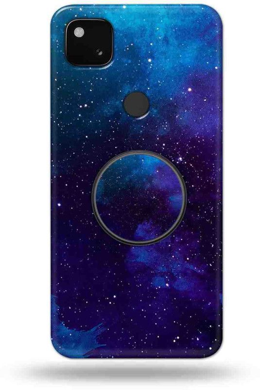 NDCOM Back Cover for Pixel 4A  (Blue, Cases with Holder)