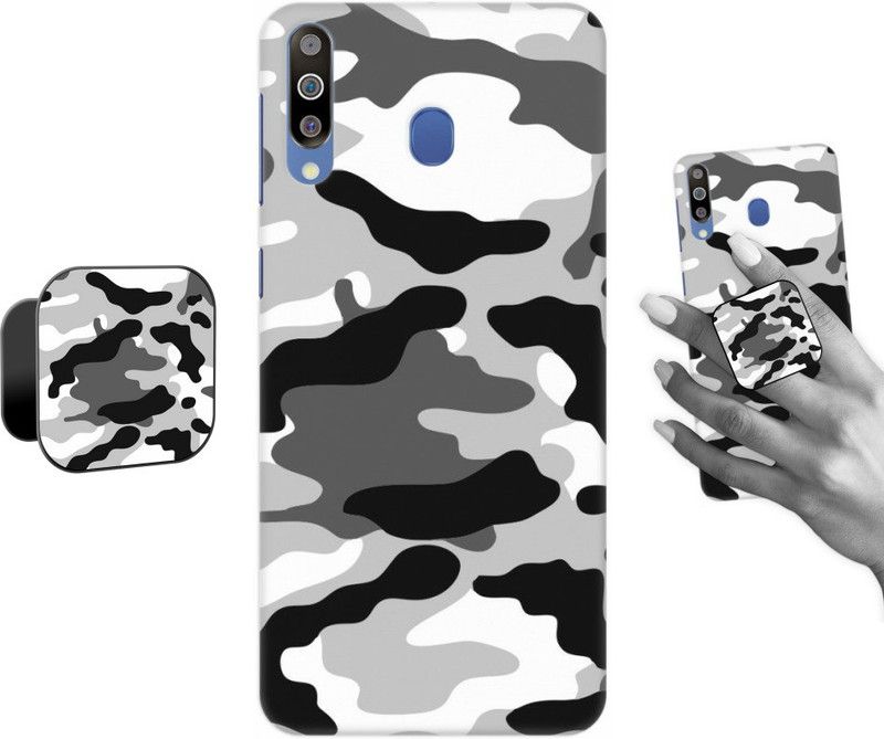 COBIERTAS Back Cover for Samsung Galaxy M30  (Multicolor, Cases with Holder, Pack of: 2)