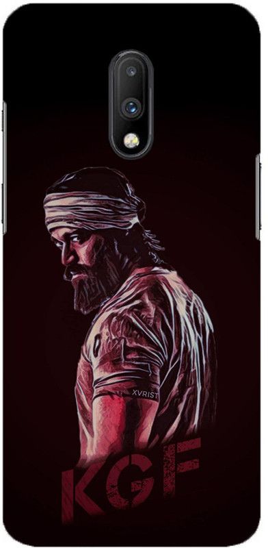 NDCOM Back Cover for Oneplus 7 KGF Rockey Printed  (Multicolor, Hard Case, Pack of: 1)