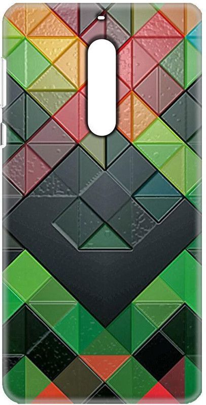 Smutty Back Cover for Nokia 5, TA-1053, TA-1024, TA-1044, TA-1027 - Block Pattern Print  (Multicolor, Hard Case, Pack of: 1)