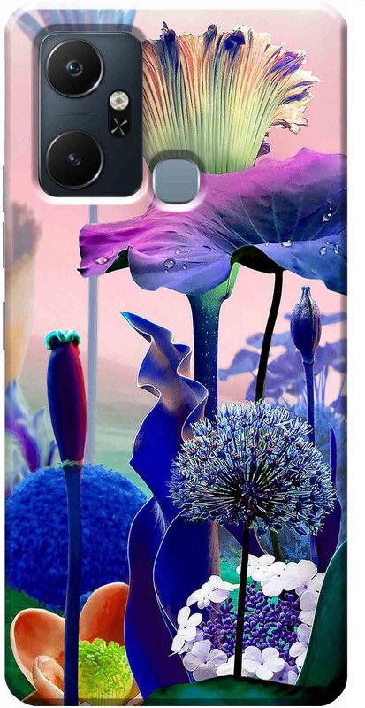 StroFit Back Cover for Infinix Smart 6 Plus 2797  (Multicolor, Dot View, Silicon, Pack of: 1)