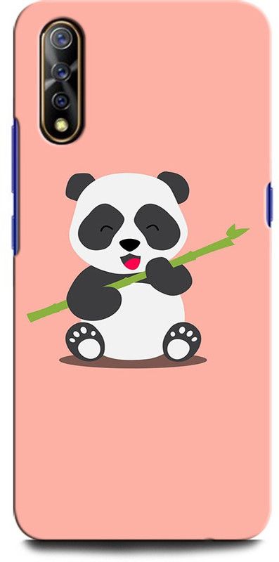 GRAFIQE Back Cover for Vivo S1 PANDA, LOVE, BEAR, AMOR, ANIMATION HEART  (Multicolor, Shock Proof, Pack of: 1)