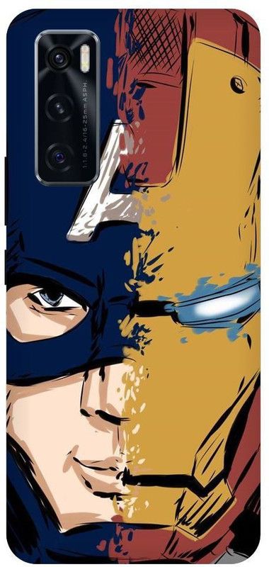URCHIN Back Cover for Vivo V20SE Iron Man, Love You 3000, Superhero, Avengers, End game, Tony Stark, Marval, comic  (Multicolor, Shock Proof, Pack of: 1)