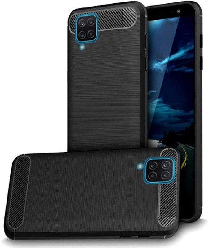 Realgo Back Cover for Samsung Galaxy F12  (Black, Pack of: 1)