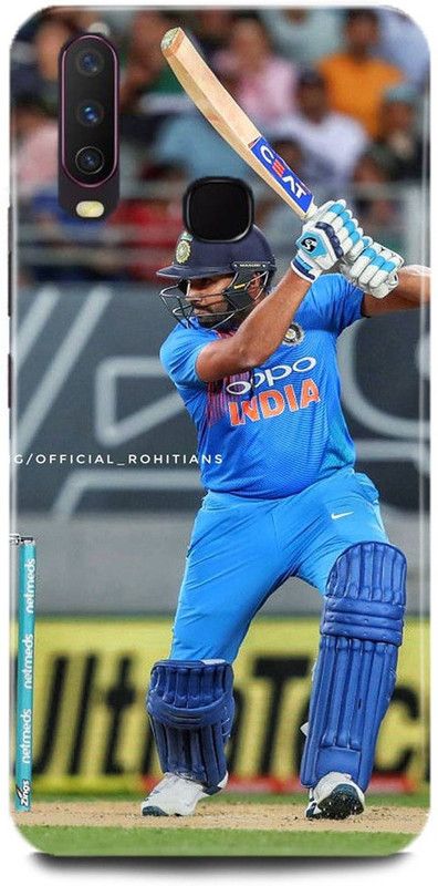 play fast Back Cover for Vivo Y17/1902 ROHIT SHARMA PRINTED  (Multicolor, Hard Case)
