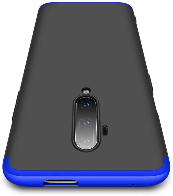 Glaslux Front & Back Case for OnePlus 7T Pro  (Blue, Camera Bump Protector, Pack of: 1)