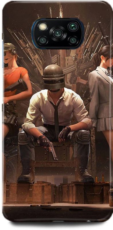 MP ARIES MOBILE COVER Back Cover for POCO X3, MZB9965IN, PUBG GAME PUBG SUPER HERO BATTLEGROUNDS WINNER WINNER CHICKEN DINNER  (Multicolor, Hard Case, Pack of: 1)