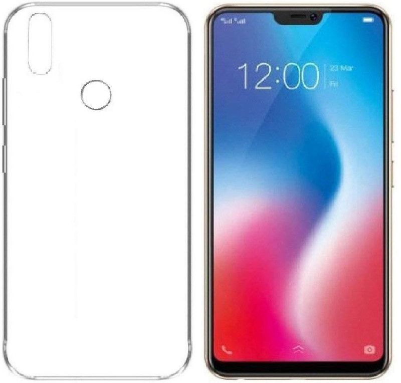 Zelfo Back Cover for Vivo V9  (Transparent, Pack of: 1)