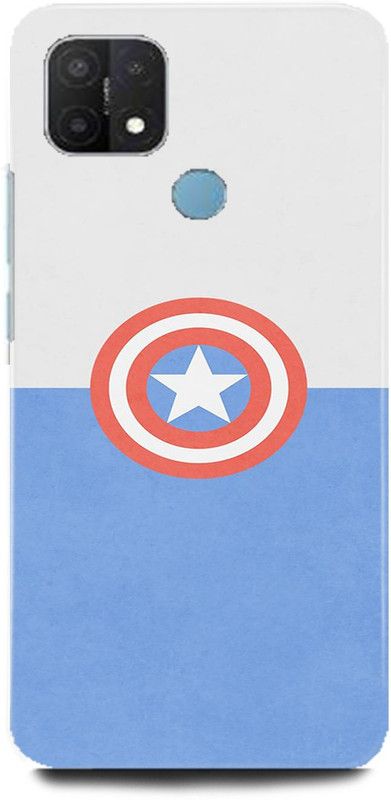 Afterglow Back Cover for Oppo A15s CAPTAIN AMERICA, AVENGERS, MARVEL, COMICS, SHEILD, SUPERHERO  (Multicolor, Shock Proof, Pack of: 1)