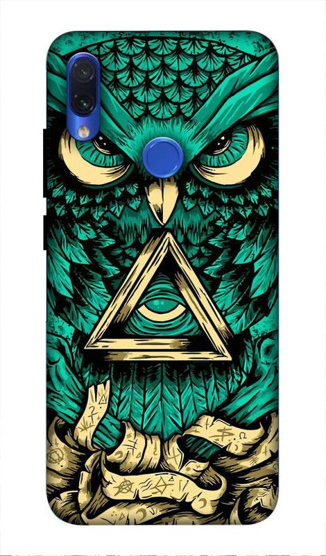 JAIBHAGWAN Back Cover for Mi Redmi Note 7 Pro, Redmi Note 7, Redmi Note 7S  (Green, Hard Case, Pack of: 1)