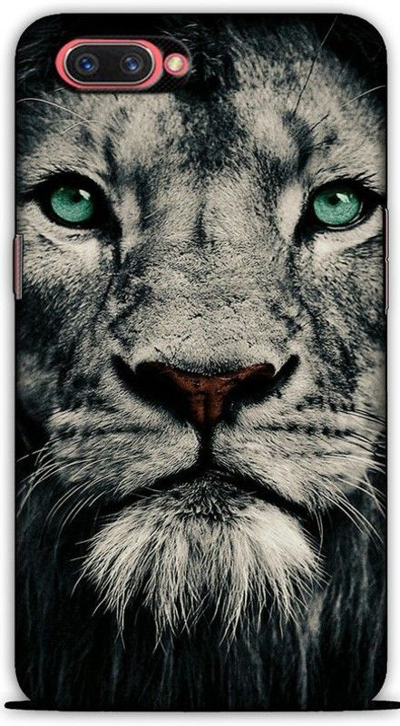 CROKIAN Back Cover for Oppo A3s Lion Back Cover  (Multicolor, Hard Case, Pack of: 1)