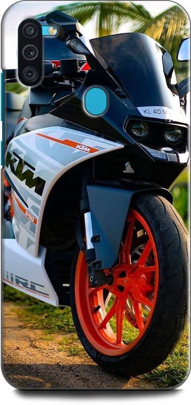 Afterglow Back Cover for SAMSUNG Galaxy M11 KTM, KTM BIKE, SUPERBIKE, BIKE LOVER, DUKE, KTM RC200  (Multicolor, Shock Proof, Pack of: 1)
