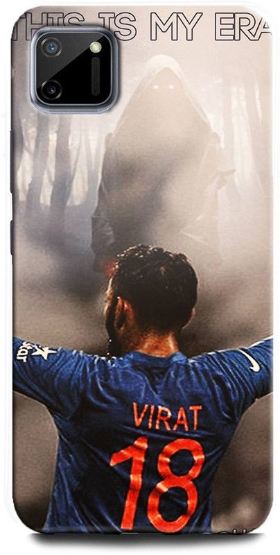 INDICRAFT Back Cover for Realme C11, RMX2185 VIRAT KOHLI, INDIA, CRICKETER, SPORTS  (Multicolor, Hard Case, Pack of: 1)