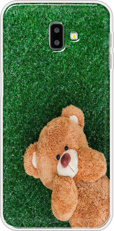 Hansviprint Back Cover for SAMSUNG GALAXY J6 PLUS  (Green, Brown, Grip Case, Silicon, Pack of: 1)