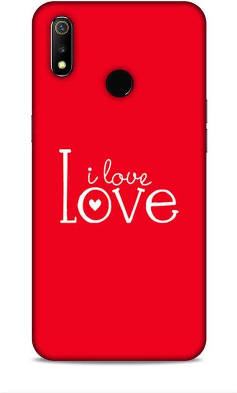 Keviv Back Cover for Realme 3, Realme 3i  (Red, Pack of: 1)