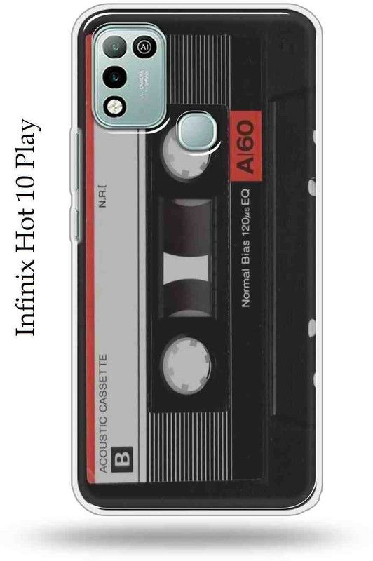 RM Style Back Cover for Infinix Hot 10 Play, Infinix Smart 5  (Grey, Black, Silicon)
