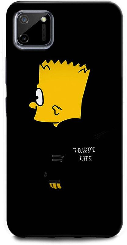 Afterglow Back Cover for Realme C11 SIMPSON, HOODIE, TRIPPY LIFE, HAPPY  (Multicolor, Shock Proof, Pack of: 1)