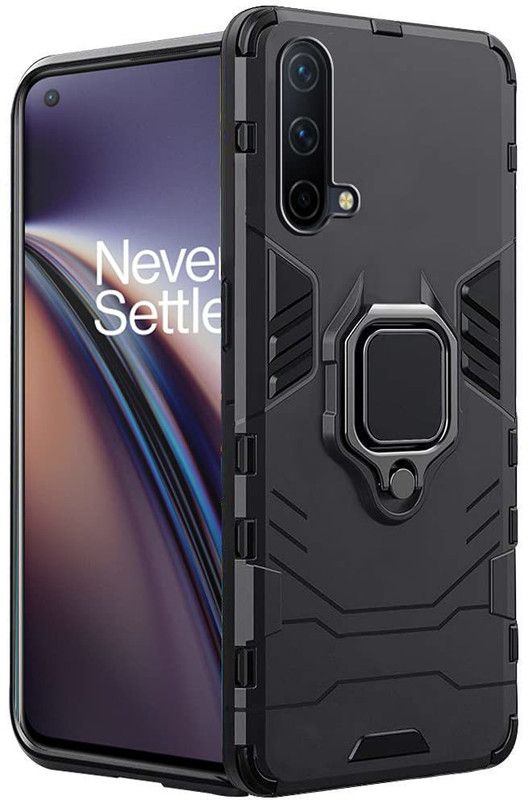 MCNA MOBILE CASE N ACCESSORIES Back Cover for OnePlus Nord CE 5G  (Black, Rugged Armor)