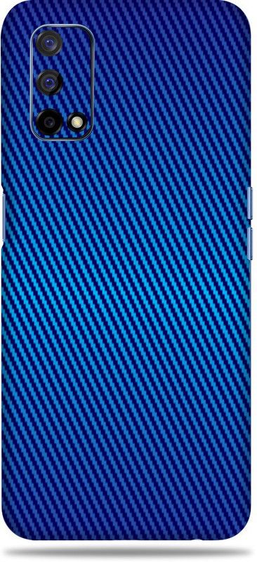 OggyBaba Realme Narzo 30 Pro, Realme Narzo 30pro Mobile Skin  (( 3D Royal Blue Carbon Fibre ))