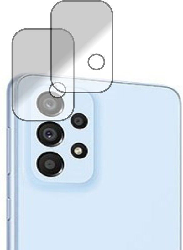Transparent Back Camera Lens Glass Protector for Dii Samsung Galaxy Galaxy A53 5G  (Pack of: 2)