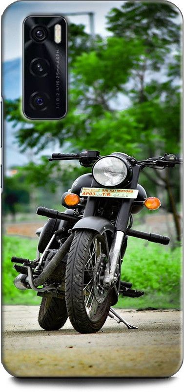 Afterglow Back Cover for Vivo V20 SE ROYAL ENFIELD, BIKE, MOTORCYCLE, MOTORBIKE  (Multicolor, Shock Proof, Pack of: 1)