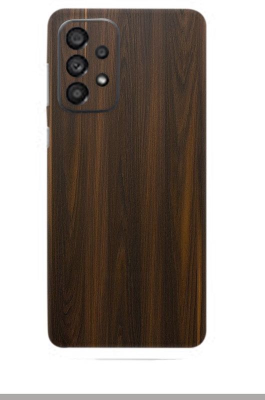 Mclaxa Mahogony Wood Mobile Back Skin, Mahogony Wood, Samsung A73 5g Mobile Skin  (Mahogony Wood Skin With Super Matte Finish)
