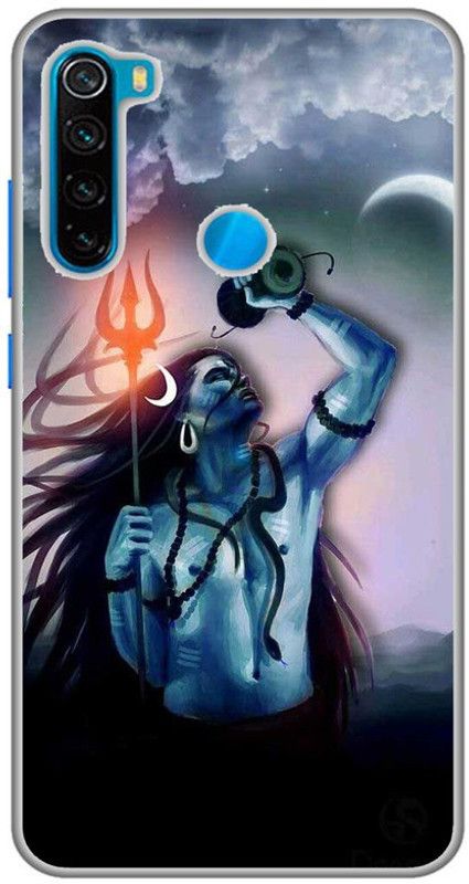 CROKIAN Back Cover for Redmi Note 8 Mahakal Back Cover  (Multicolor, Hard Case, Pack of: 1)