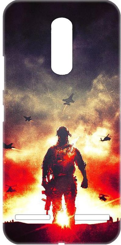 Smutty Back Cover for Lenovo K6 Power - Soldier Print  (Multicolor, Hard Case, Pack of: 1)