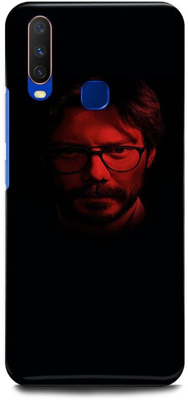 ZIGTOZAG SHOPPE Back Cover for vivo Y15  (Red, Black, Hard Case)