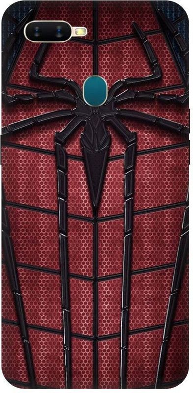 URCHIN Back Cover for Realme 2 Spiderman, Spiderman logo, Marval, superhero  (Multicolor, Shock Proof, Pack of: 1)