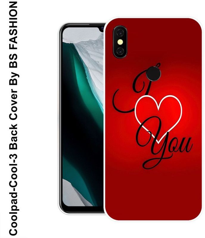 BSRAJ Back Cover for Coolpad Cool 3  (Red, Black, Grip Case, Silicon)