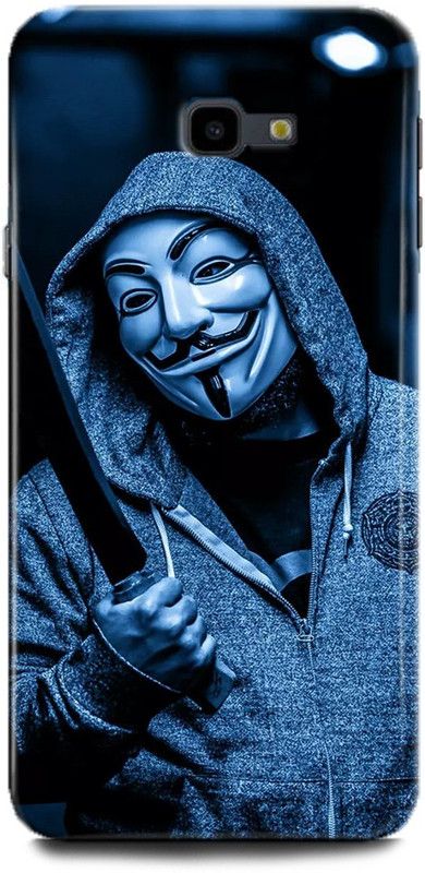 WallCraft Back Cover for SAMSUNG Galaxy J4 Plus ANONYMOUS BLADE, JOKER, HACKER, V FOR VANDATA  (Multicolor, Dual Protection, Pack of: 1)
