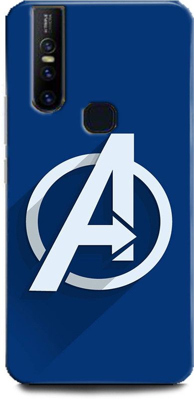 Afterglow Back Cover for Vivo V15 AVENGERS LOGO, AVENGERS SIGN, MARVEL, AVENGER, COMIC  (Multicolor, Shock Proof, Pack of: 1)