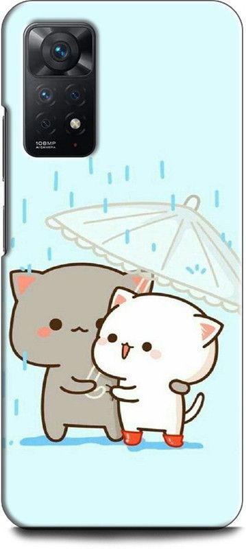 WallCraft Back Cover for REDMI Note 11 Pro Plus 5G LOVE, KITTY, COUPLE, EMOJII, CUTE CAT, TENOR, CARTONE  (Multicolor, Dual Protection, Pack of: 1)
