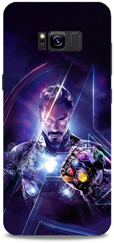 NDCOM Back Cover for Samsung Galaxy S8 Plus Avengers End Game Tony Stark Iron Man With Gauntlet Printed  (Multicolor, Hard Case, Pack of: 1)