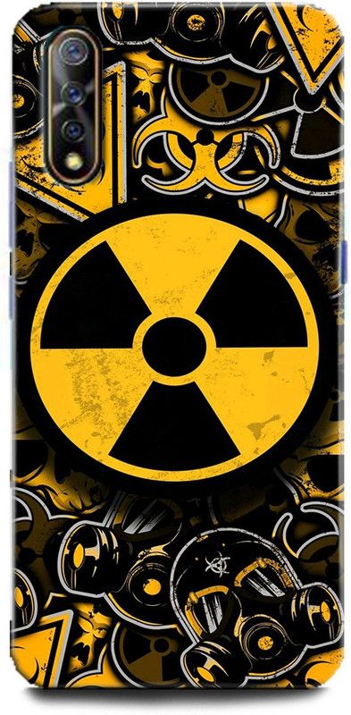 Afterglow Back Cover for Vivo Z1x REDIATION, SIGNS, SKULLS, PATTERN, GAS MASKS  (Multicolor, Shock Proof, Pack of: 1)