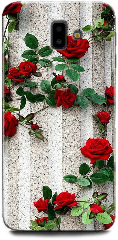 WallCraft Back Cover for SAMSUNG Galaxy J6 Plus PINK ROCE, ROSES, FLOWERS, NATURE, ABSTRACT, TEXTURE  (Multicolor, Dual Protection, Pack of: 1)