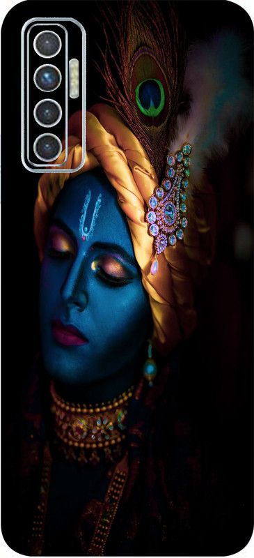 Jeeva Creation Tecno Camon 17 Mobile Skin  (Ultra Super Enlightened Krishna Skin With High Matte Finish.)