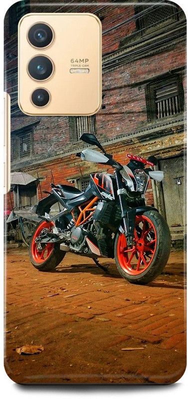 FIKORA Back Cover for Vivo V23 Pro 5G, V2132, KTM, DUKE, BIKE, LOVER, SPORTS  (Multicolor, Hard Case, Pack of: 1)