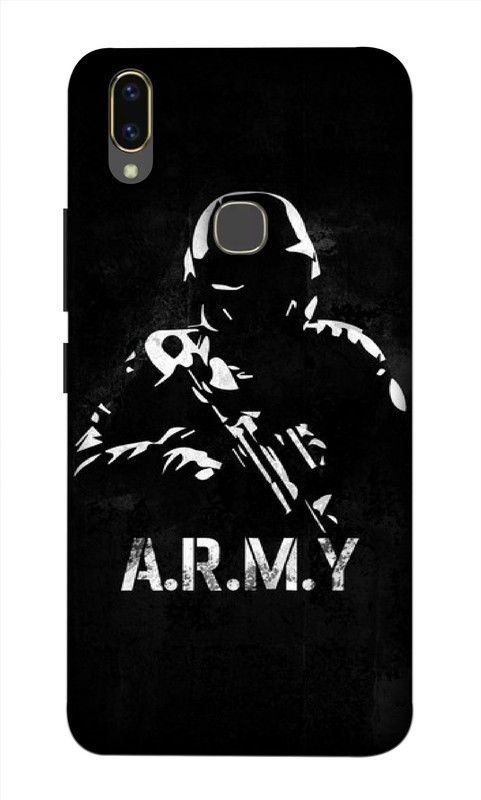 LUCKY MOBI.COM Back Cover for VIVO V9 YOUTH ( army wallpaper) PRINTED BACK COVER  (Multicolor, Waterproof, Pack of: 1)