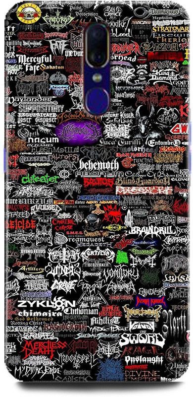 Afterglow Back Cover for Oppo F11 ROCK BANDS, ROCK, BANDS  (Multicolor, Shock Proof, Pack of: 1)