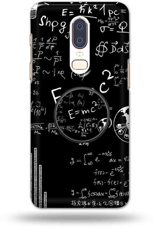 NDCOM Back Cover for OnePlus 6  (Black, White, Cases with Holder, Pack of: 2)